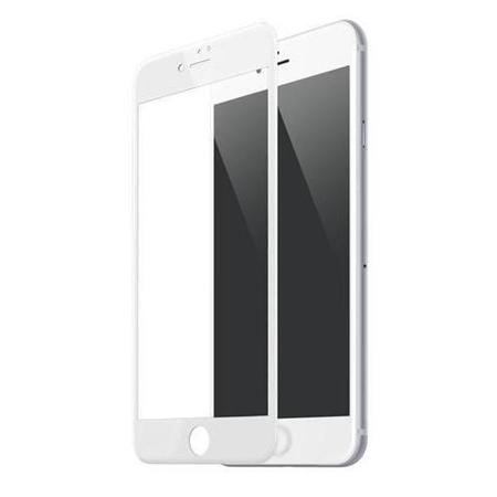Dokonale sedící tvrzené sklo na iPhone 7 Plus - 5D Full Glue Hybrid - bílá