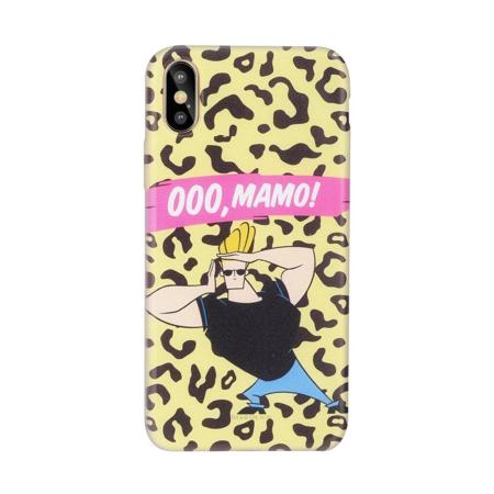 Kryt Cartoon Network na iPhone XS - Johny Bravo - leopardí