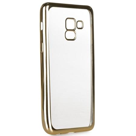 Kryt ELECTRO Jelly pro Samsung Galaxy A8 2018 - zlatý