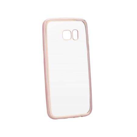 Kryt ELECTRO Jelly pro Samsung Galaxy S7 Edge - růžovo/zlatý