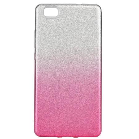 Kryt Shining pro Huawei P8 Lite - růžový/čirý