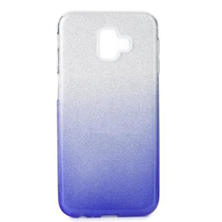 Kryt Shining pro Samsung Galaxy J6 Plus - modrý/ čirý