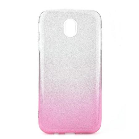 Kryt Shining pro Samsung Galaxy J7 2017 - růžový/ čirý