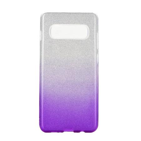 Kryt Shining pro Samsung Galaxy S10 Plus - fialový/ čirý