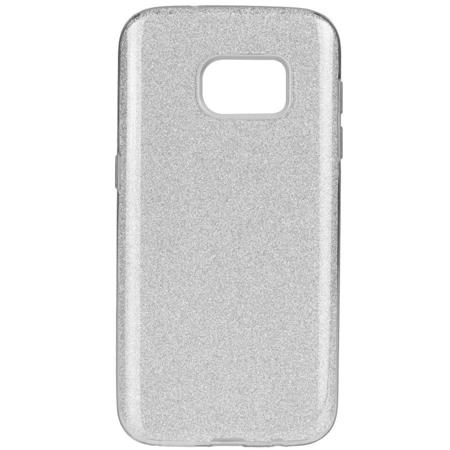 Kryt Shining pro Samsung Galaxy S7 Edge - stříbrný