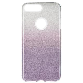 Kryt Shining pro iPhone 7 Plus - fialový/ čirý