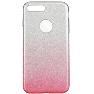 Kryt Shining pro iPhone 7 Plus - růžový/čirý