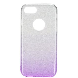 Kryt Shining pro iPhone 8 - fialový/ čirý