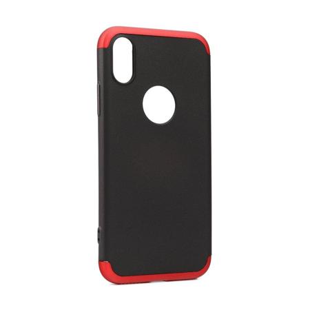 Kryt na iPhone XR - 360° GKK - červeno/černý