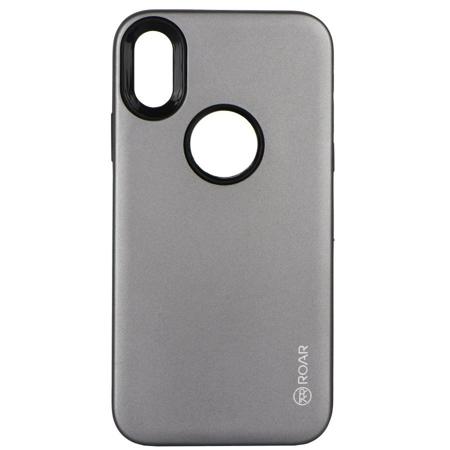 Kryt na iPhone XS - Roar Rico Armor - šedý