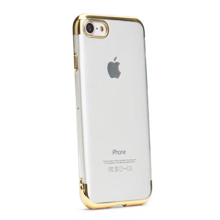 Kryt pro iPhone 6/6S - Forcell New Electro - zlatý/ průhledný