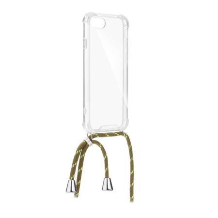 Kryt pro iPhone 8 Plus - Forcell Cord - zelená šňůrka