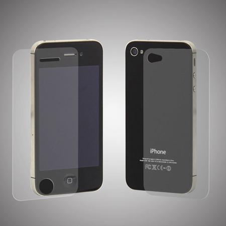 Ochranné tvrzené (přední + zadní) sklo 9H pro iPhone 4G/4S (tempered glass)