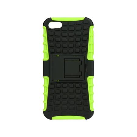 Odolný kryt na iPhone 7 - Panzer - Zeleno/černý