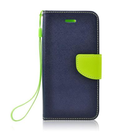 Pouzdro na LG K10 2017 - Fancy Book - námořnicky modré/zelené