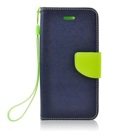Pouzdro na Lenovo A6000/A6010 - Fancy Book - Námořnicky modré/zelené