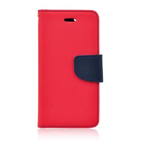 Pouzdro na Samsung Galaxy S6 Edge - Fancy Book - Červené/námořnicky modré