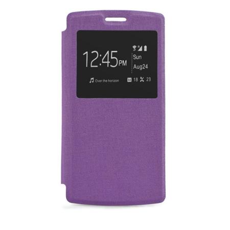 Pouzdro s okénkem pro Samsung Galaxy J5 (2016) - Fialové